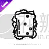 三明治,白色,分离着色,黑色,计算机图标,线条,蔬菜,菜单,清新,午餐