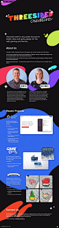 Threesided Creative - Landing Page Example
