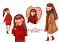 治愈系插画--送给所有的姑娘。 #水彩# #素描# #治愈系# #小清新# #头像#