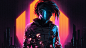 General 3000x1688 Klayton Scandroid cyberpunk cityscape digital art