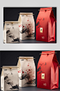 水墨高端袋装茶叶茶饮品样机展示
