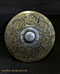 Oriental larp shield by BloodworxSander