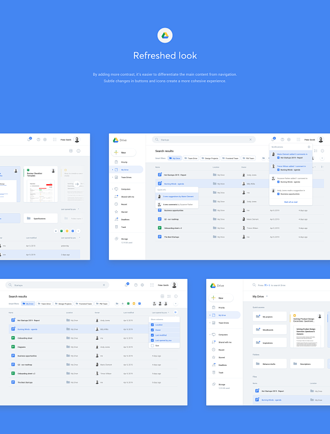 Google Drive redesig...