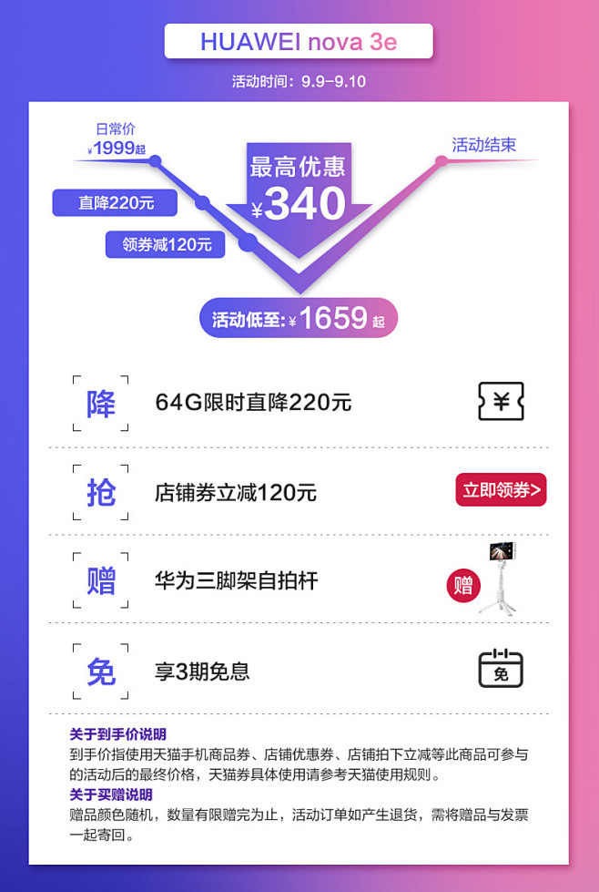 【64G直降220领券再减120享3期免...