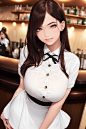 #AI waitress - alploo的插画