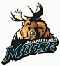 The Manitoba Moose had one of the fiercest AHL logos when they were the minor league affiliate of the Vancouver Canucks.: 