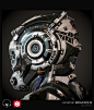 Sci-Fi Helmet - Real Time Version - by Jonathan BENAINOUS, Jonathan BENAINOUS : To watch my helmet in HD in the Marmoset Viewer, click on the following link :<br/><a class="text-meta meta-link" rel="nofollow" href="http:/