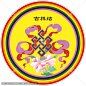 吉祥八宝彩绘吉祥结图