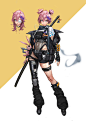画师 rongzhen Luo 会魔法
#角色设计# ​​​​