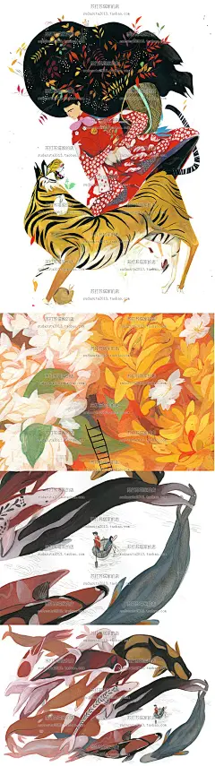 144张风格特色CG插画图片可爱神话童话角色扁平极简儿插儿童插画-淘宝网