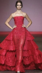 Red Lace Gown  