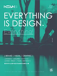 NIAN-DESIGN-STUDIO品牌视觉形象升级设计海报 / everything is design 系列海报
