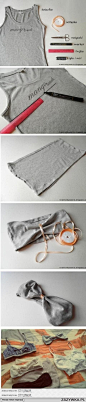 DIY bra-let: not in English but you get it...