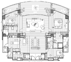 設計美學志采集到Floor Plans • 室内平面布局图