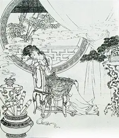 【3D-插画-工笔画素材篇】白描人物作品赏析 - 浪漫人生 - .