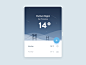 Weather UI Concept