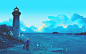 插画场景