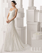 展现纯白色的魅力 ROSA CLARÁ 2014婚纱系列