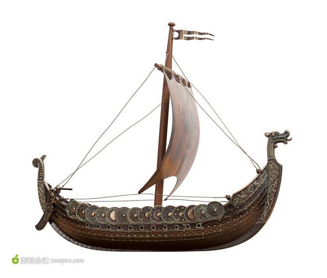 古代帆船模型图片下载，现在加入素材公社即...