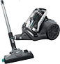 Amazon.com - Bissell SmartClean Canister Vacuum Cleaner, 2268, Black with Pearl White/Electric Blue Accents -