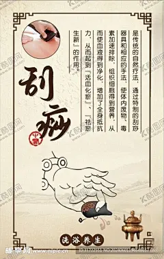 养生刮痧 【酷图网】养生,刮痧,养生馆,洗浴养生,复古