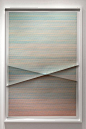 John Houck, Untitled #111, 262, 142 combinations of a 3x3 grid, 4 colors, 2012 (from Aggregates series)