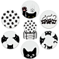 PRICES MAY VARY. 【Coaster with Metal Holder Set】The set includes 6 round ceramic coasters and metal coaster holder. 【Non Slip & Easy Clean】The coasters are smooth to the touch and measure 4 inches making it perfect for any beverage cup. Now you can co