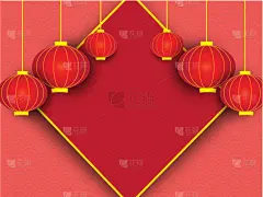 贺卡,灯笼,新年前夕,背景,红色,东方人,广告,传统,春节,中国灯笼