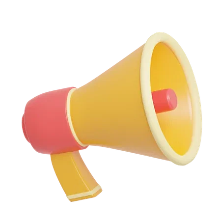 Megaphone 3D Icon