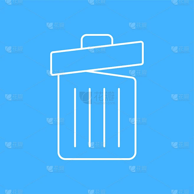 Bin sign icon - vector素材-花瓣网