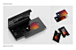 Credit Card Mockup Set 3款精装VIP会员卡礼品卡礼盒产品包装设计ps样机素材展示效果图_UIGUI
