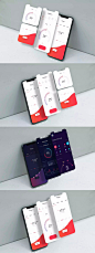 时尚高端简约iPhone 11 APP UI样机展示模型mockups