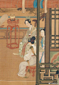 五代十国·周文矩《五代南唐仙姬文会图》