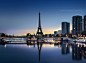 Photograph Eiffel Tower Sunrise Paris France by Antonio José DA SILVA GAUDENCIO on 500px
城市夜景  湖景  