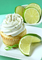 Lime cupcakes.