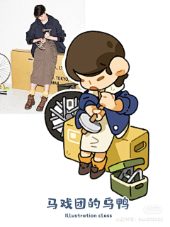 2大头叔叔采集到Q版人物