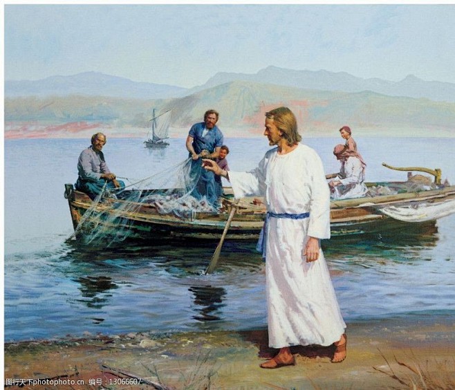 耶稣牧羊耶稣图片