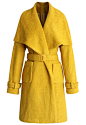 Catch Up with Mustard Belted Coat - Retro, Indie and Unique Fashion