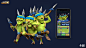 Clash Royale - Spear Goblins, Ocellus - SERVICES : Supercell art team: Concept, sculpt, lookdev<br/>Supercell Clash Royale Creative Director: Brice Laville Saint-Martin<br/>Ocellus Art team: Rig, posing, lighting<br/>--------------------