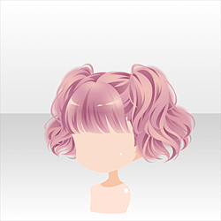 ヘアスタイル　ホリデイふわふわツインテー...