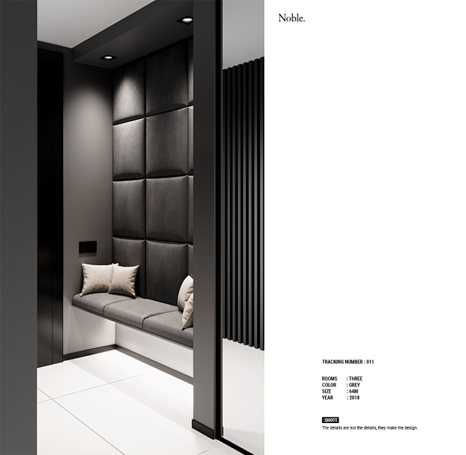 Grey Minimalist Apar...
