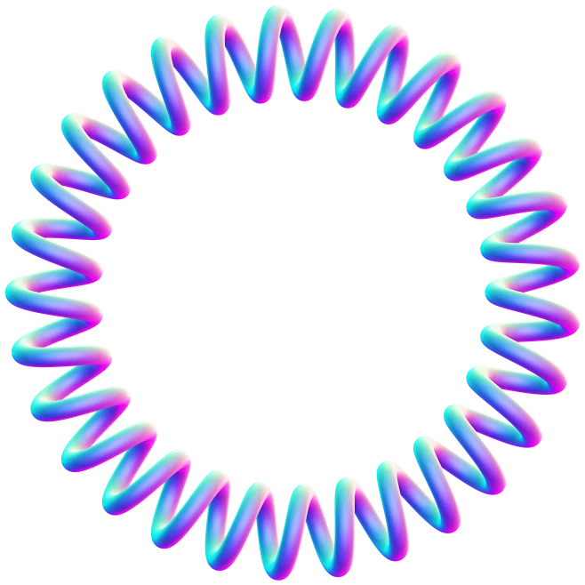 Holographic 3D shape 09-花瓣网