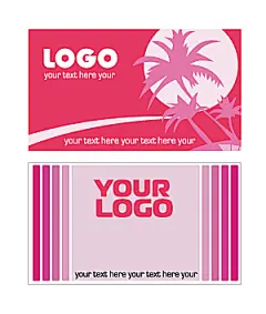 鲜花店美容店创意名片