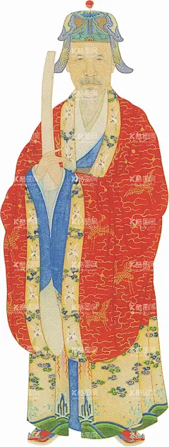 文天祥 叶衍兰绘  - 源文件下载【酷图网】古图,抠图,人物,历史,古画,