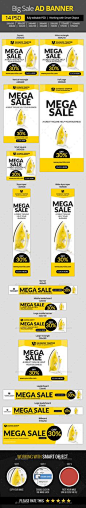 Big Sale Web Banners - Banners & Ads Web Elements