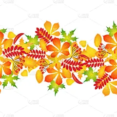 秋天,叶子,四方连续纹样,九月,黄色,红色,十月,季节,图像,壁纸