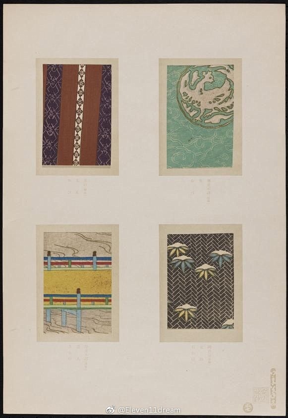 1860年日本浮世绘纹样 2