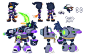 BEAST: Bio Exo Arena Suit Team [concept art]