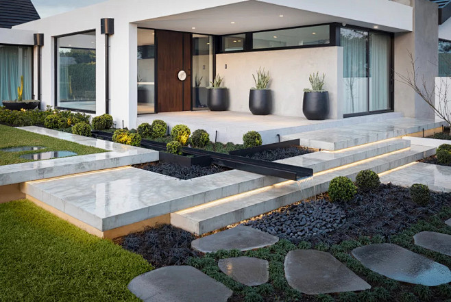 cosdesign现代极简主义美学庭院景观小而精的庭院设计