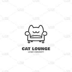 猫休息室标志